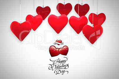 Composite image of valentines day greeting