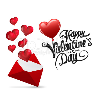 Composite image of cute valentines message