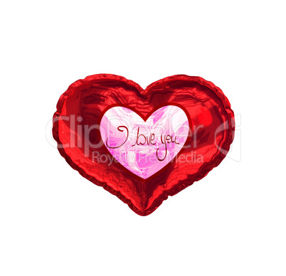 Composite image of valentines love hearts