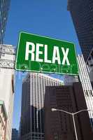 Relax against new york