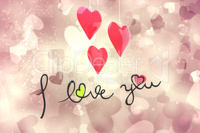 Composite image of i love you