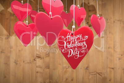 Composite image of happy valentines day