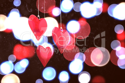 Composite image of love hearts Composite image of love hearts