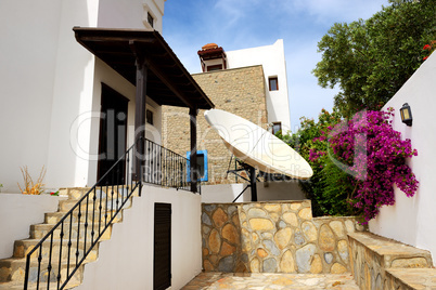 The house with satellite dish, Turkey