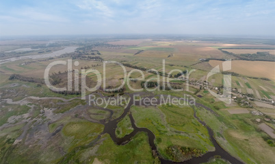 Village with a bird's-eye view