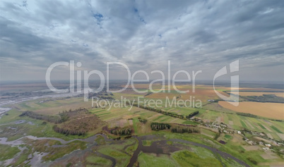 Village with a bird's-eye view