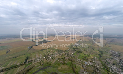 Village with a bird's-eye view