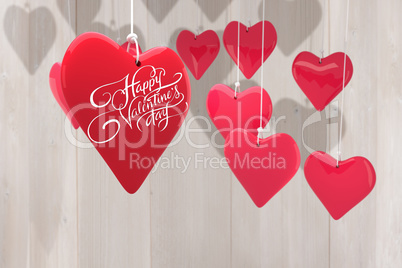 Composite image of happy valentines day