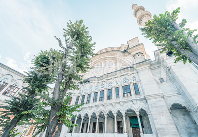 Magnificent architecture of Blue Mosque in Istanbul