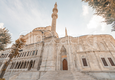 Magnificent architecture of Blue Mosque in Istanbul