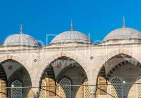 Domes of Blue Mosque, Istanbul