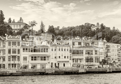 Istanbul skyline along Golden Horn