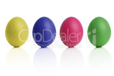 Colored Easter eggs