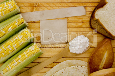 Corn starch with corn