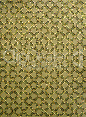 Abstraktes grün-goldenes Deckenmuster