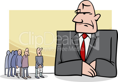 people at bank cartoon illustration