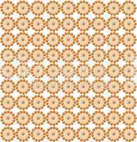 luxurious wallpapers with round brown patterns