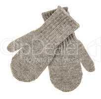 Children's autumn-winter mittens