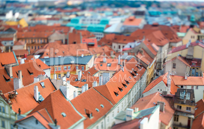 Prague - Tilt shift lens.