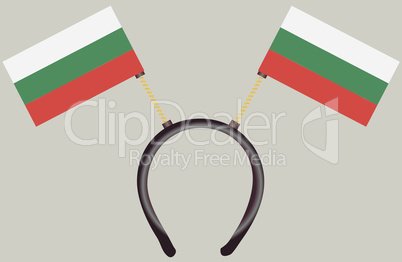 Witty headdress flags Bulgaria