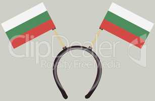 Witty headdress flags Bulgaria