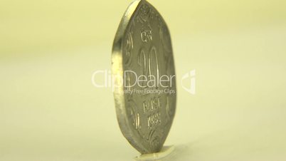 (Perfect Loop) 20 Paise Indian Coin