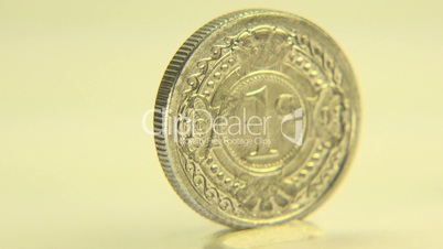 (Perfect Loop) One Guilder Coin