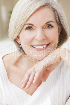 Portrait of Attractive Senior Woman