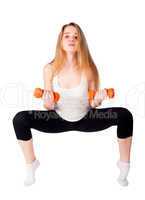 fitness woman working out