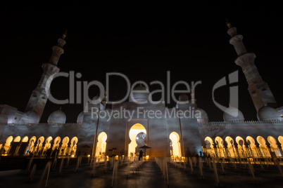 Sheikh Zayed Grand Mosque Abu Dhabi UAE