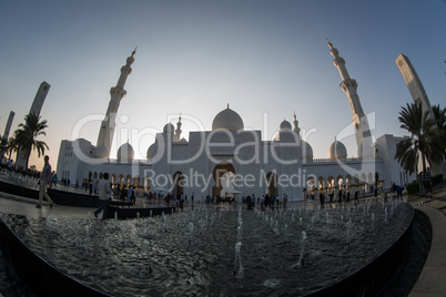 Sheikh Zayed Grand Mosque Abu Dhabi UAE