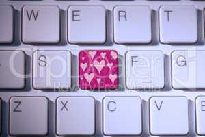 Composite image of valentines day pattern