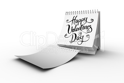 Composite image of happy valentines day