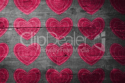 Composite image of valentines day pattern Composite image of valentines day pattern