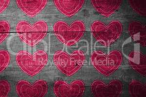 Composite image of valentines day pattern