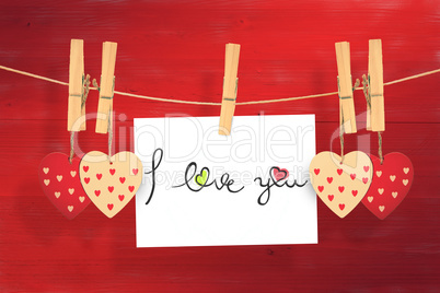 Composite image of i love you