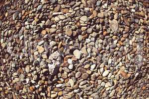 gravel for background at day