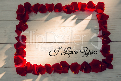 Composite image of i love you