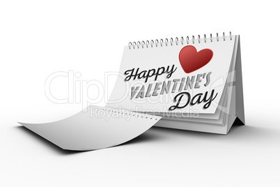 Composite image of happy valentines day