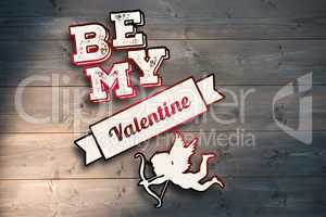Composite image of be my valentine