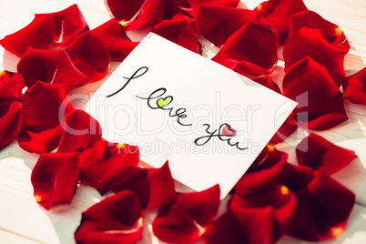 Composite image of i love you