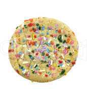 Sugar Cookie With Colorful Sprinkles