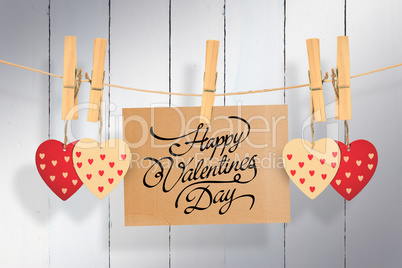 Composite image of happy valentines day Composite image of happy valentines day