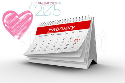 Composite image of valentines message Composite image of valentines message