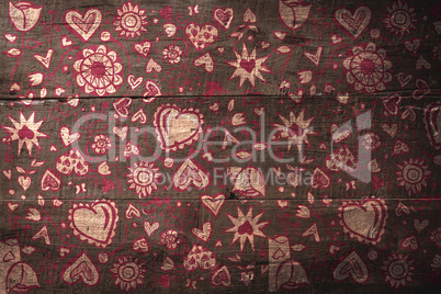 Composite image of valentines pattern