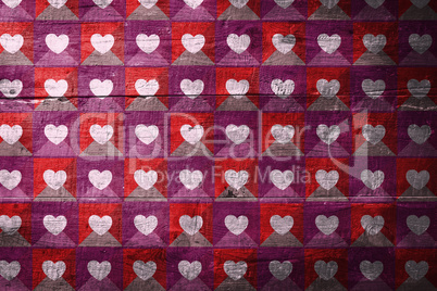 Composite image of valentines day pattern