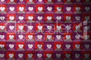 Composite image of valentines day pattern