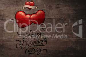 Composite image of valentines day greeting