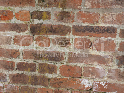 Red bricks background