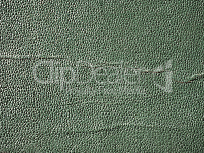 Green leatherette background